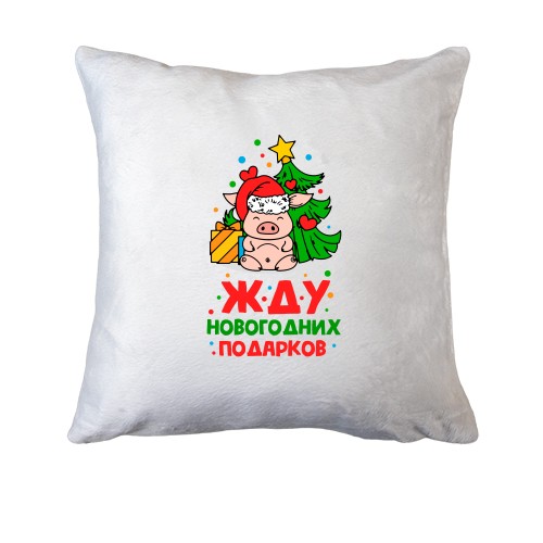 Подушка з написом 