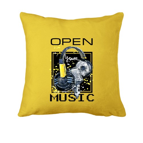 Подушка с наушниками Open your music (1)