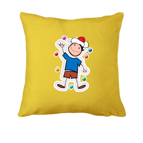 Подушка с новогодним Папой