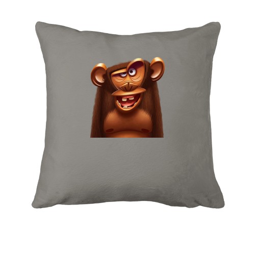 Подушка с обезьяной в стиле cartoon