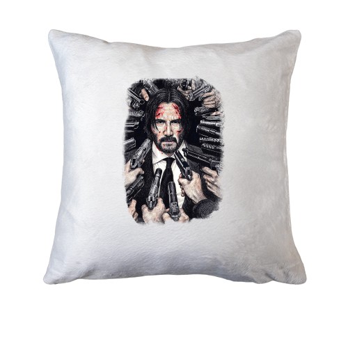 Подушка с окруженным Джоном Уиком