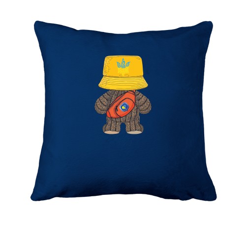 Подушка с патриотичным ведмеженком