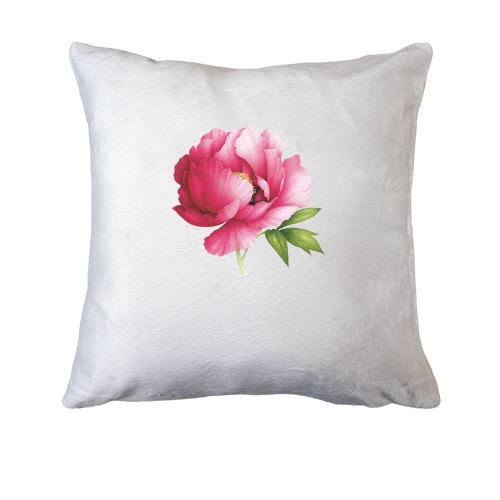 Подушка с пионом
