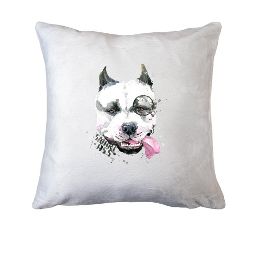 Подушка з пітбулем