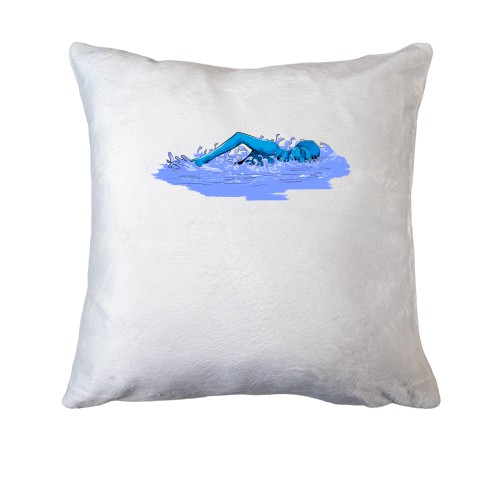 Подушка с пловцом