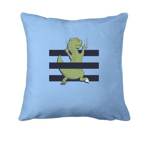 Подушка с ползущим динозавром