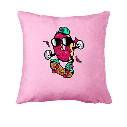 Подушка з пончиком в окулярах