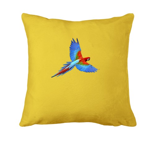 Подушка с попугаем
