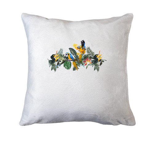 Подушка с попугаями Ара