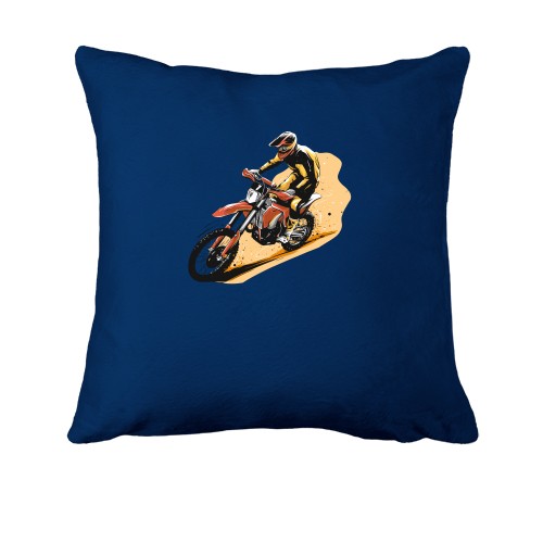 Подушка з принтом Мотокрос