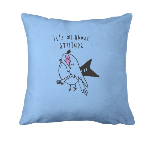 Подушка з птицею рокером