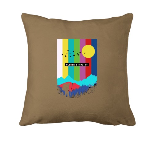 Подушка з мандрівником 