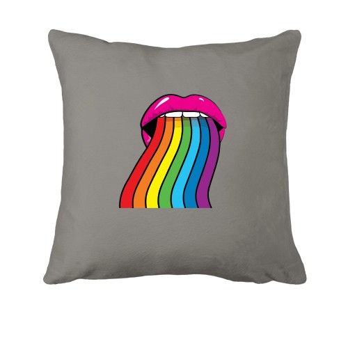 Подушка з веселкою