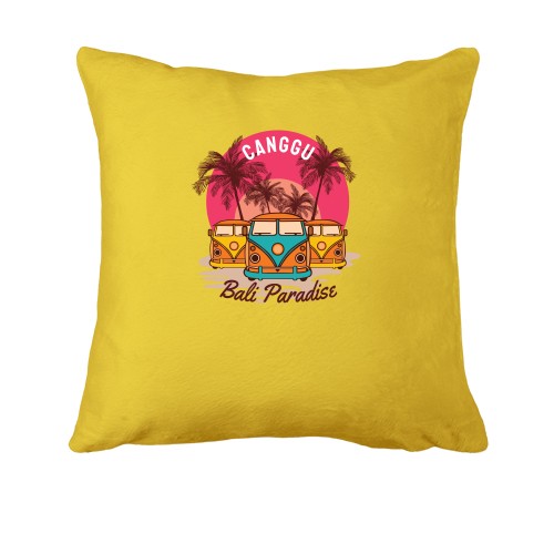 Подушка з ретро автобусами Bali paradise