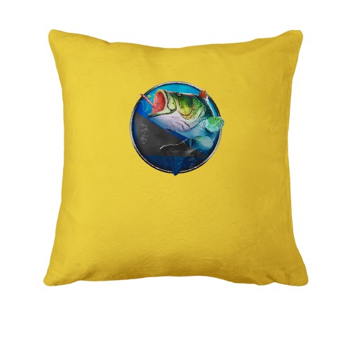 Подушка с рыбой на крючке