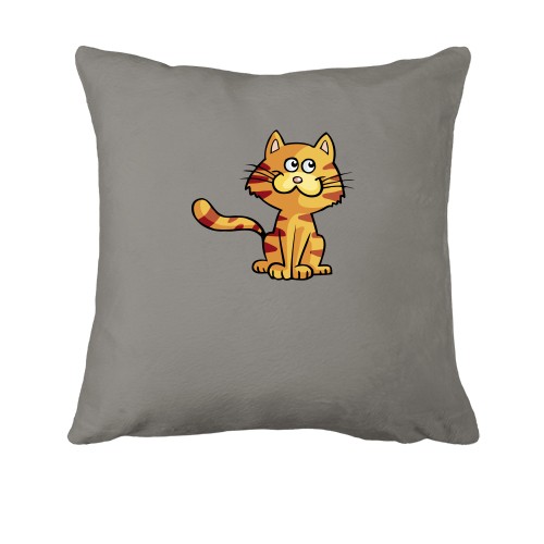 Подушка с рыжим котом