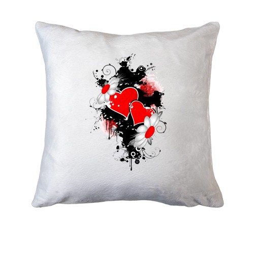 Подушка с ромашками