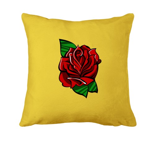 Подушка с розой