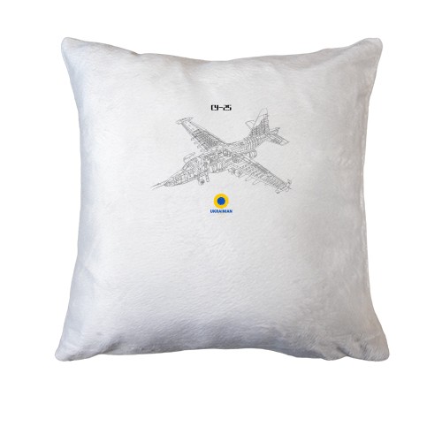 Подушка з літаком СУ 25 (креслення)