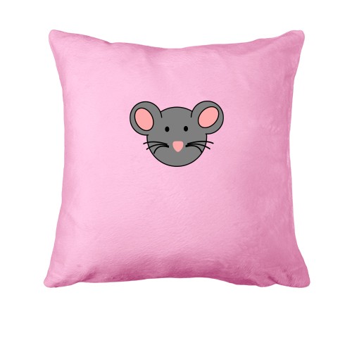 Подушка с серой мышкой