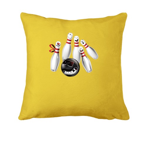 Подушка з кулею і кеглями