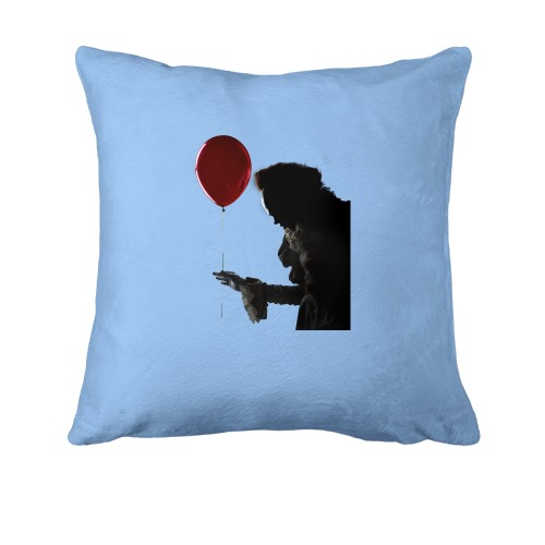 Подушка із силуетом клоуна з кулькою