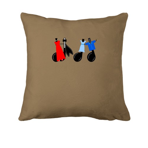 Подушка с танцующими нотами