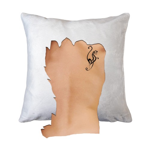 Подушка з татуюванням Кішка