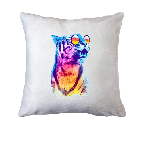Подушка с тигром в очках