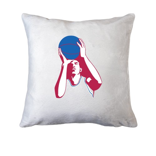 Подушка з баскетболістом що цілиться