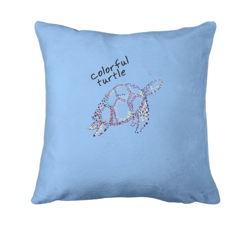 Подушка з кольоровою черепахою