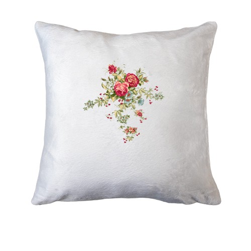 Подушка с цветочным артом