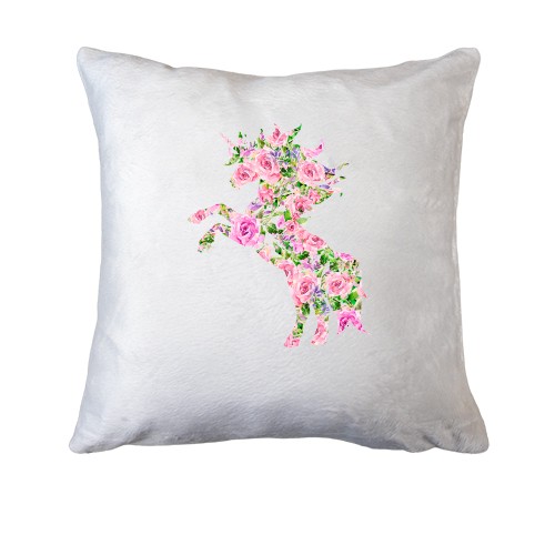 Подушка з квітковим конем