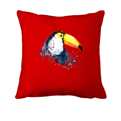 Подушка с туканом
