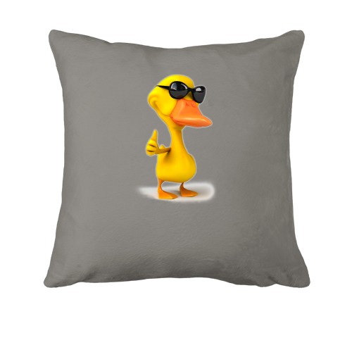 Подушка с уткой в очках