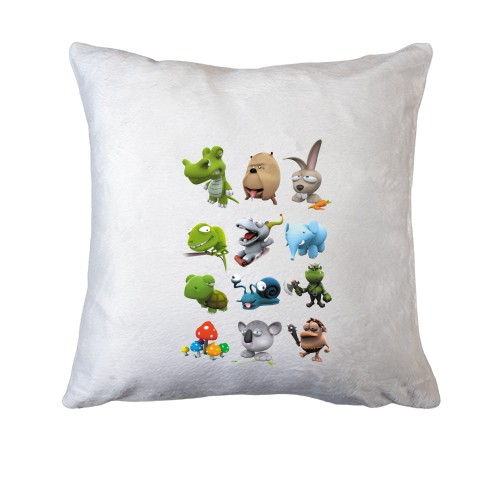Подушка с весёлой компанией