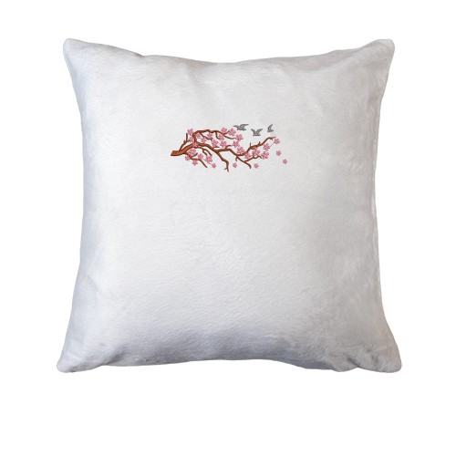 Подушка с веточкой сакуры
