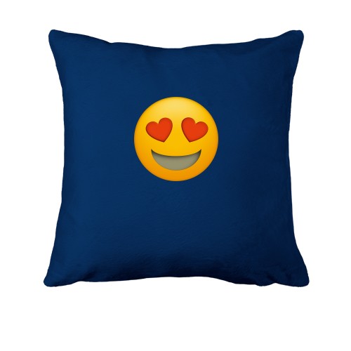 Подушка з закоханим емоджі