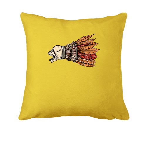 Подушка с воланчиком-черепом