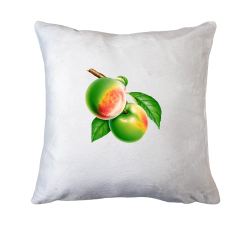 Подушка с яблоневой веткой