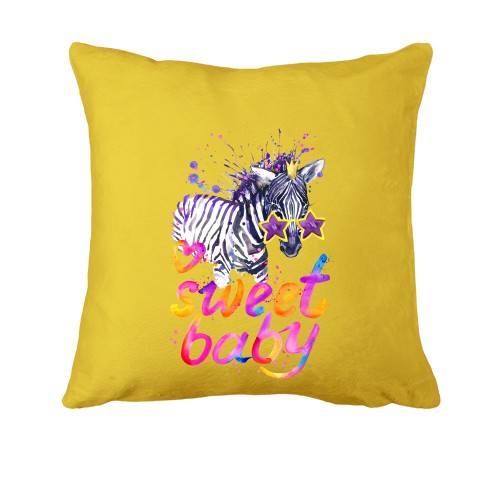Подушка с зеброй 