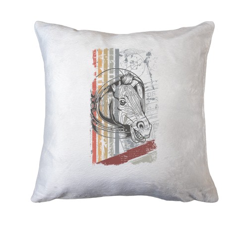 Подушка с зеброй космонавтом