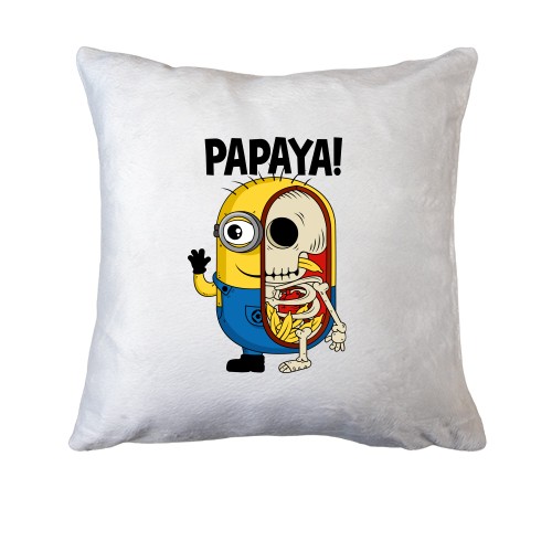 Подушка со скелетом миньона