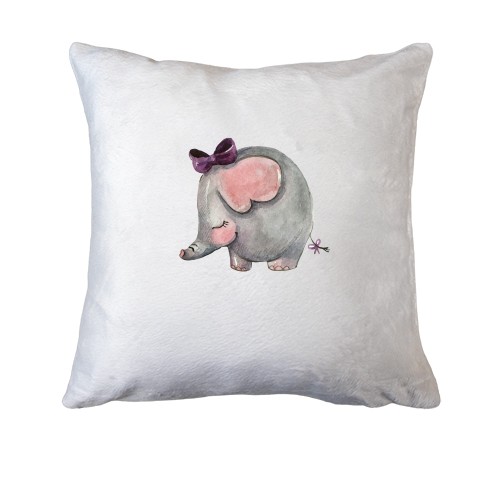 Подушка со слоником девочкой