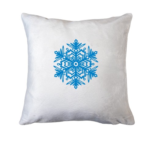 Подушка со снежинкой