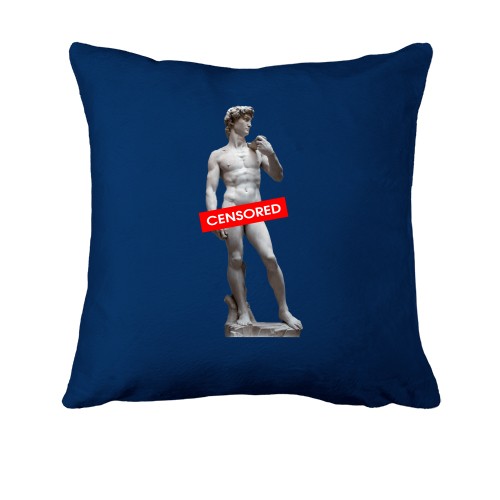 Подушка со статуей Давида (CENSORED)