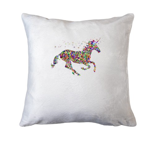 Подушка зі скляним єдинорогом