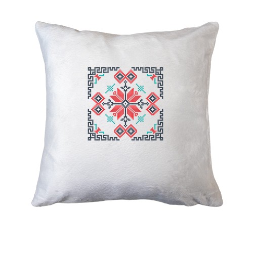 Подушка со стилизованным орнаментом 