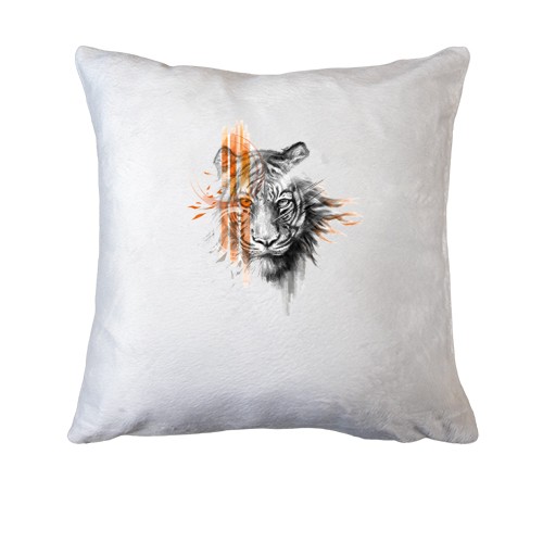 Подушка зі стилізованим тигром