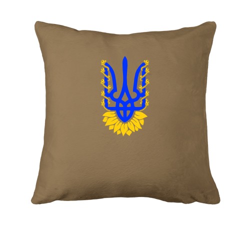 Подушка со стилизованным тризубом (10)